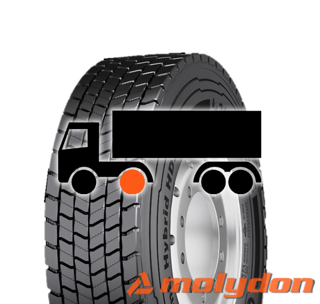 CONTINENTAL HYBRID HD3 L 152 315/60/R22.5 TERETNA GUMA